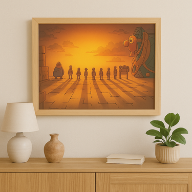 Minimalist wall art decor for modern and clean interiors