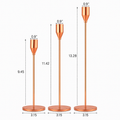 dreamy home metal candle holder with stylish finish