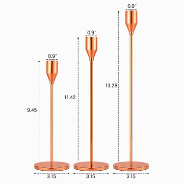 dreamy home metal candle holder with stylish finish