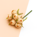 Long-stemmed silk rose bouquet for elegant interiors