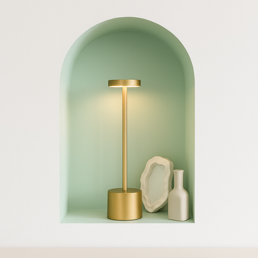 USB rechargeable LED table lamp with dimmable light