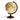 Earth globe with detailed world map for educational use