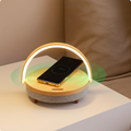 touch control LED lamp with music speaker and phone charging