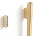 modern wooden hanging vase for dried or fresh flowers