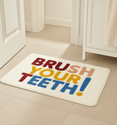 soft bath mat with anti skid backing for safety