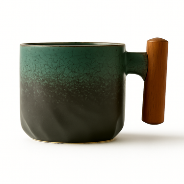 classic coffee cup with simple elegant design