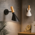 minimalist slantnose wall light with warm illumination