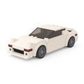 LEGO roadster car with sleek convertible design