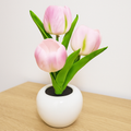 Dreamy Home tulip flower pot lamp for decorative lighting
