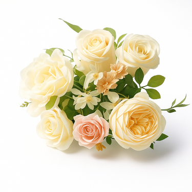 Faux Silk Rose Flower