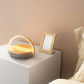 adjustable LED desk lamp with wireless charging pad