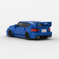 dreamy home Subaru STI LEGO sports car with realistic details