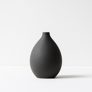 Tall Nordic ceramic vase with sleek contemporary look