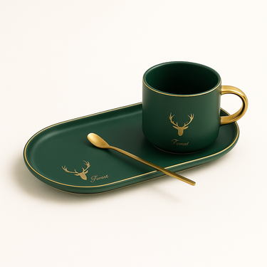 fine china European coffee cup for sophisticated dining