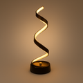 dreamy home LED spiral curved desk lamp for stylish lighting