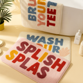 dreamy home non slip bathroom mat for comfortable stepping
