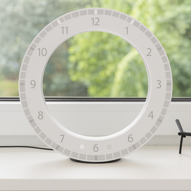 dreamy home LED wall clock with modern digital design