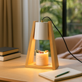 stylish triangle candle holder lamp for table display