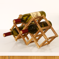 decorative wooden wine organizer for dining room