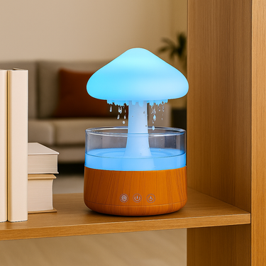 aromatherapy humidifier with soothing soft light
