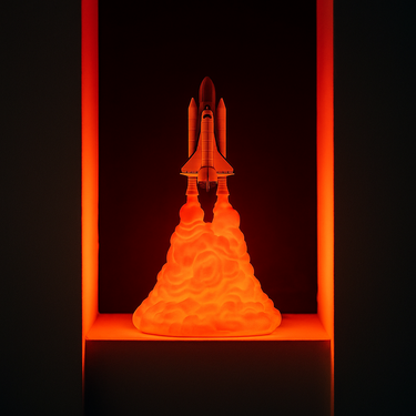 dreamy home space shuttle lamp for space lovers
