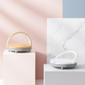 Bluetooth music desk lamp with built-in wireless phone charger