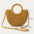 dreamy home natural straw bag for everyday use