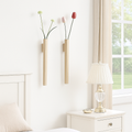 decorative wooden wall-mounted hanging vase