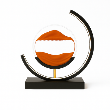 sandscape table lamp with moving sand art design