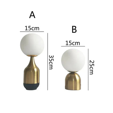 Nordic Brass Ball Lamp