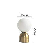 Nordic Brass Ball Lamp