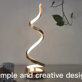 LED Spiral Curved Desk Lamp